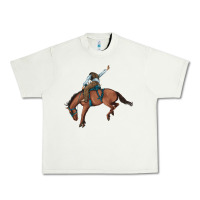 Pistachio bucking bronco cowboy rodeo Urban Heavy Tee - Artiststas