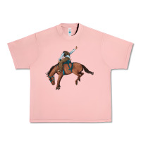Salmon bucking bronco cowboy rodeo Urban Heavy Tee - Artiststas