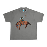 Tornado bucking bronco cowboy rodeo Urban Heavy Tee - Artiststas