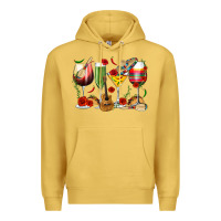 Antique Gold Mexico Wine Glasses Premium Hoodie - texasbilliewilder