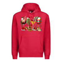 Cardinal Mexico Wine Glasses Premium Hoodie - texasbilliewilder