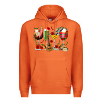 Carrot Mexico Wine Glasses Premium Hoodie - texasbilliewilder