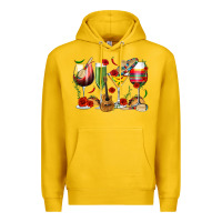 Lemon Mexico Wine Glasses Premium Hoodie - texasbilliewilder