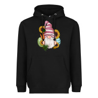 Black easter gnomes egg carrot sunflowers Heavyweight Hoodie - RanaPortraitStore