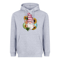 Heather Grey easter gnomes egg carrot sunflowers Heavyweight Hoodie - RanaPortraitStore