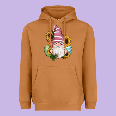 Easter Gnomes Egg Carrot Sunflowers Heavyweight Hoodie Designed By Ranaportraitstore