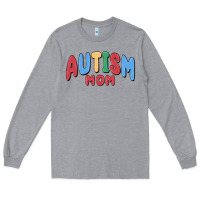 Heather Grey autism mom Long Sleeve Tee - MaliasSmallBusiness