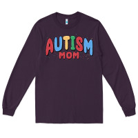 Plum autism mom Long Sleeve Tee - MaliasSmallBusiness
