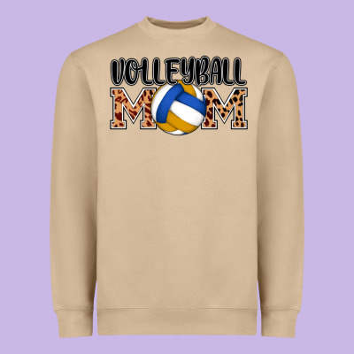 Volleyball Mom Heavyweight Sweatshirt Designed By Adodesignshop