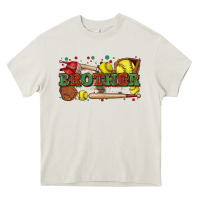 Cream brother softball Heavy Core Tee - Zillion Design Studio