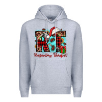 Heather Grey christmas rt respiratory therapist Premium Hoodie - JahusDesignShop