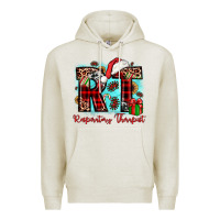 Oatmeal Heather christmas rt respiratory therapist Premium Hoodie - JahusDesignShop