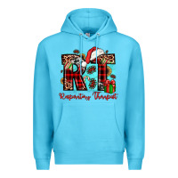 Ocean Blue christmas rt respiratory therapist Premium Hoodie - JahusDesignShop
