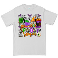Dove Grey Spooky Season Coffee Cups Premium Tee - texasbilliewilder