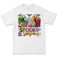 White Spooky Season Coffee Cups Premium Tee - texasbilliewilder