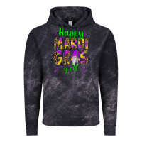 Cloud Black happy mardi gras y'all gnome Vintage Hoodie - JahusDesignShop