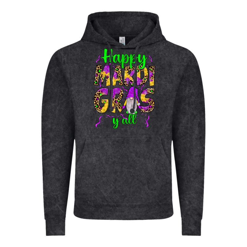 Happy Mardi Gras Y'all Gnome Vintage Hoodie by JahusDesignShop | Teevron