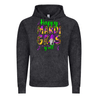 Vintage Black happy mardi gras y'all gnome Vintage Hoodie - JahusDesignShop