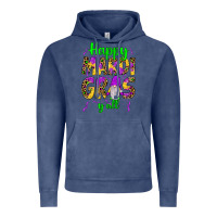Vintage Denim happy mardi gras y'all gnome Vintage Hoodie - JahusDesignShop