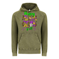 Vintage Olive happy mardi gras y'all gnome Vintage Hoodie - JahusDesignShop