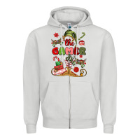 Dove Grey the gamer elf Zipper Hoodie - MaliasSmallBusiness