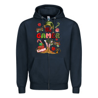 Navy the gamer elf Zipper Hoodie - MaliasSmallBusiness