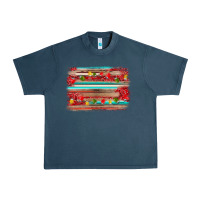 Midnight Navy christmas background Urban Heavy Tee - AdoDesignShop