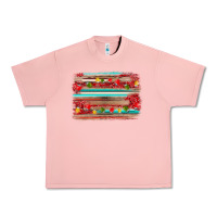 Salmon christmas background Urban Heavy Tee - AdoDesignShop