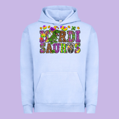 Mardi Saurus Urban Hoodie Designed By Howdyjamesfarm