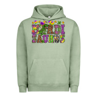 Pigment Oil Green Mardi Saurus Urban Hoodie - HowdyJamesFarm