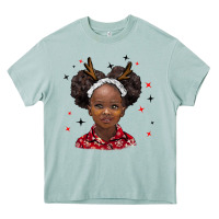 Arona christmas african girl Heavy Core Tee - BarkalooDesign