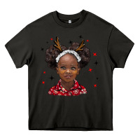 Asphalt christmas african girl Heavy Core Tee - BarkalooDesign
