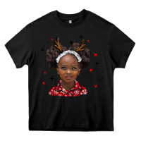 Black christmas african girl Heavy Core Tee - BarkalooDesign