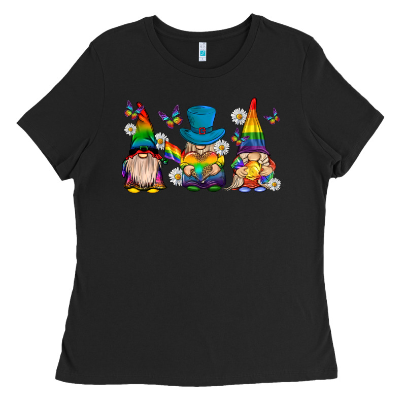 Pride Gnomies Ladies Tee by texasbilliewilder | Teevron