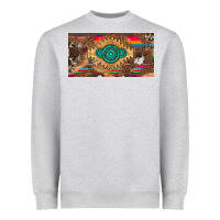 Western Gemstone And Leopard With Serape Licanse Plate Heavyweight Sweatshirt | Teevron