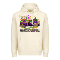 Sandshell Happy Mardi Carnival with truck Premium Hoodie - NancyCooperArtShop