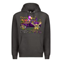 Smoke Happy Mardi Carnival with truck Premium Hoodie - NancyCooperArtShop