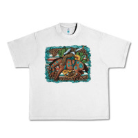 Lunar Rock bucking bronco cowboy rodeo cactus and sunflowers Urban Heavy Tee - Artiststas