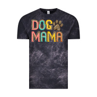 Cloud Black dog mama Vintage Tee - JahusDesignShop
