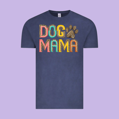Dog Mama Vintage Tee Designed By Jahusdesignshop