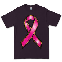 Plum breast cancer ribbon Premium Tee - RanaPortraitStore