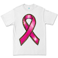 White breast cancer ribbon Premium Tee - RanaPortraitStore
