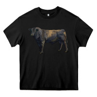 Black black angus bull Heavy Core Tee - RanaPortraitStore