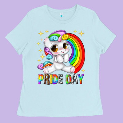 Pride Day Ladies Tee Designed By Texasbilliewilder