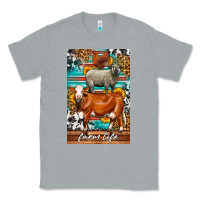 Heather Grey Western Farm Life Classic Tee - LillyAllenDesigns