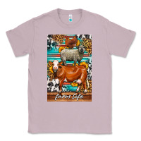 Lilac Western Farm Life Classic Tee - LillyAllenDesigns