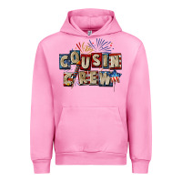 Fuchsia Pink Cousin crew 4th of july Urban Hoodie - CowGirlArtShop