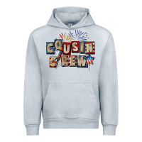 Heather Grey Cousin crew 4th of july Urban Hoodie - CowGirlArtShop