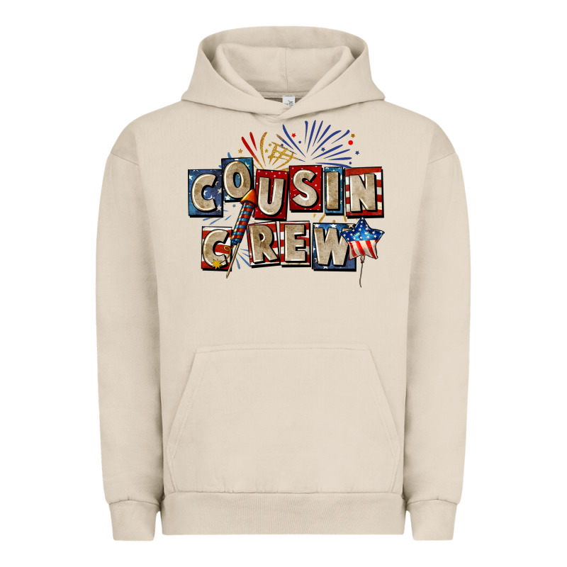 Cousin Crew 4th Of July Urban Hoodie by CowGirlArtShop | Teevron