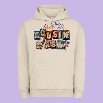 Cousin Crew 4th Of July Urban Hoodie Designed By Cowgirlartshop